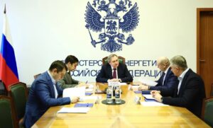 Евгений Солнцев провел рабочую встречу с Министром энергетики России Николаем Шульгиновым