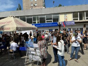 Федеральный этап Всероссийской ярмарки трудоустройства «Работа России. Время возможностей» в ДНР собрал участников на 21 площадке